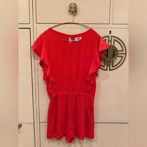 Old Navy flutter-sleeve romper.